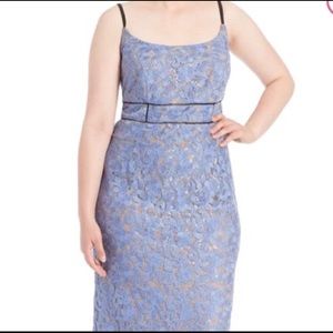 Nwt ABS by Allen Schwartz lace scallop gown size22